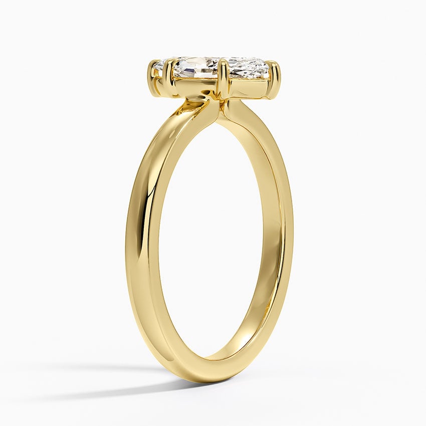 Alice Solitaire Ring Yellow Gold 18k Marquise Engagement Ring