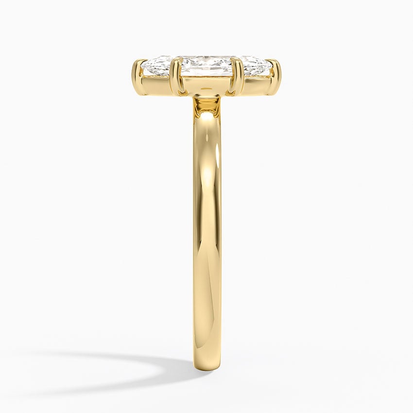 Alice Solitaire Ring Yellow Gold 18k Marquise Engagement Ring