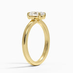 Alice Solitaire Ring Yellow Gold 18k Oval Engagement Ring