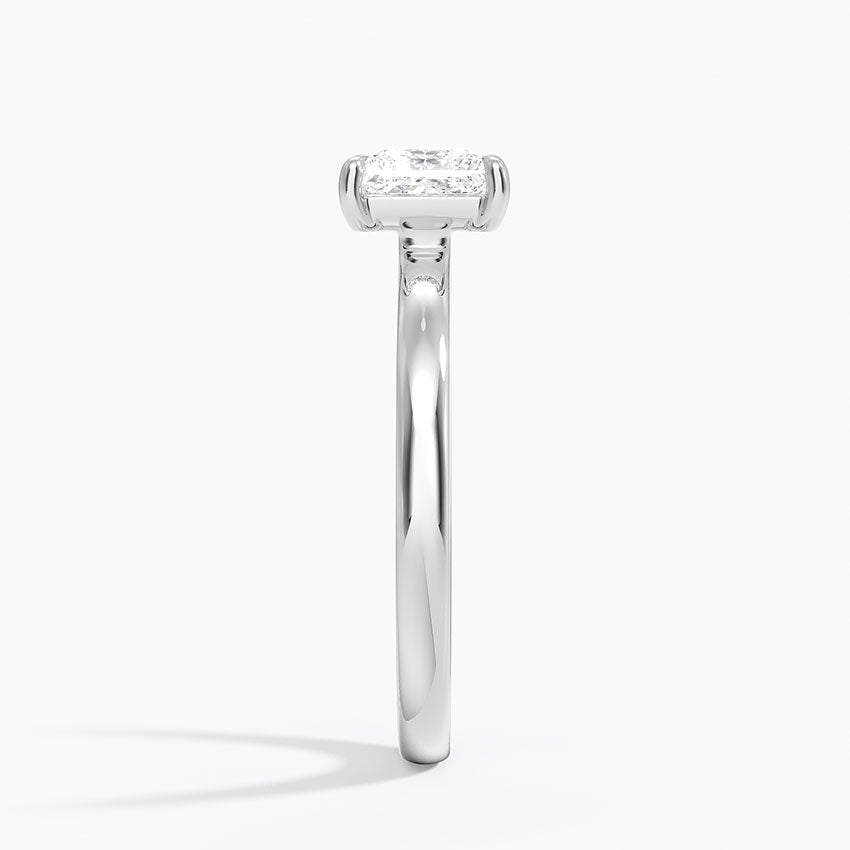 Alice Solitaire Ring Platinum Princess Engagement Ring