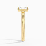 Alice Solitaire Ring Yellow Gold 18k Radiant Engagement Ring