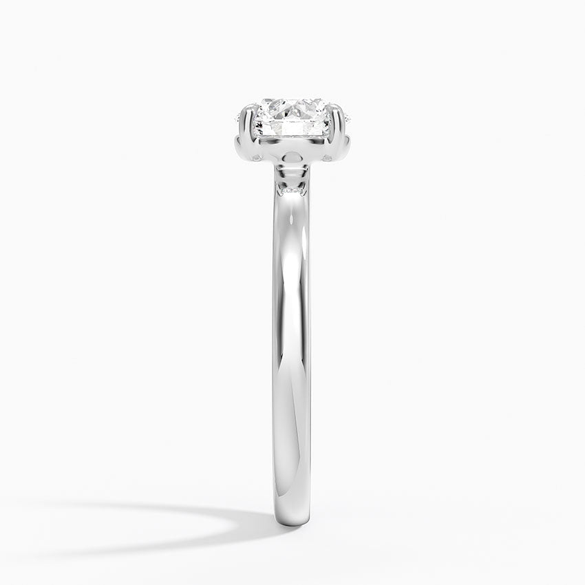 Alice Solitaire Ring Platinum Round Engagement Ring