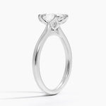 Elodie Cathedral Solitaire Ring Platinum Marquise Engagement Ring