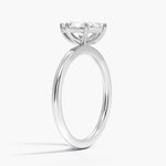 Perfect Fit 1.4mm Solitaire Ring Platinum Marquise Engagement Ring