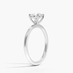 Perfect Fit 1.4mm Solitaire Ring Platinum Round Engagement Ring