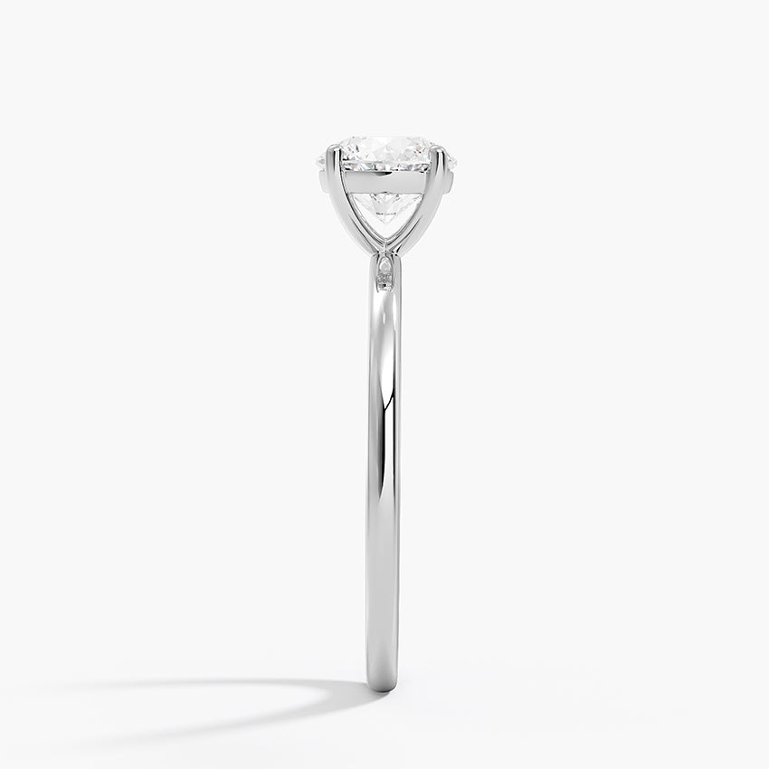 Perfect Fit 1.4mm Solitaire Ring Platinum Round Engagement Ring