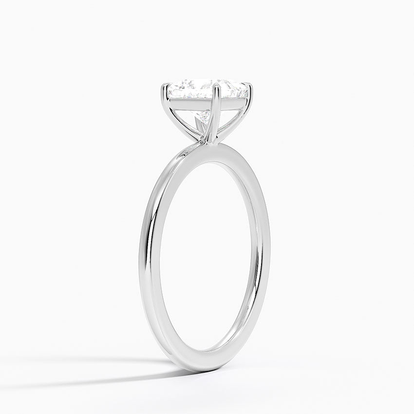 Audrey Perfect Fit 1.4mm Solitaire Ring Platinum Princess Engagement Ring