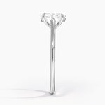 1.4mm Provence Solitaire Ring Platinum Oval Engagement Ring
