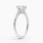 1.4mm Provence Solitaire Ring Platinum Round Engagement Ring