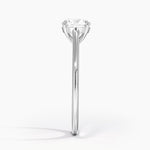 1.4mm Provence Solitaire Ring Platinum Round Engagement Ring
