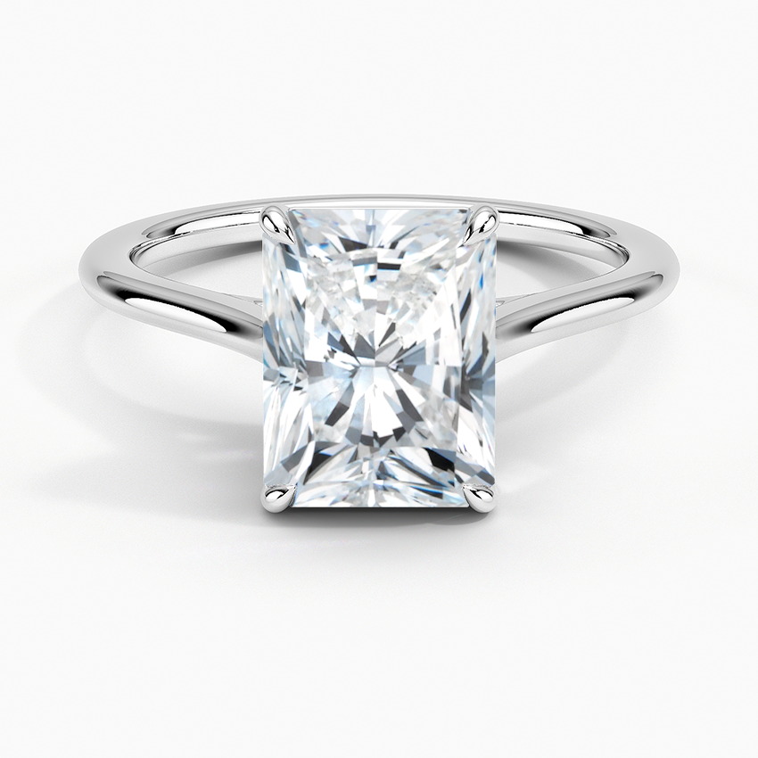 1.4mm Provence Solitaire Ring Platinum Radiant Engagement Ring