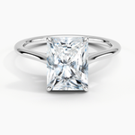 1.4mm Provence Solitaire Ring Platinum Radiant Engagement Ring