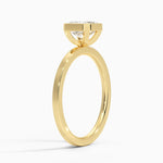 Noemi Bezel Ring Yellow Gold 18k Asscher Engagement Ring