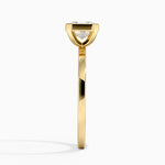 Noemi Bezel Ring Yellow Gold 18k Asscher Engagement Ring