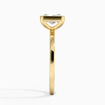 Noemi Bezel Ring Yellow Gold 18k Radiant Engagement Ring