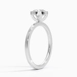 Noemi Bezel Ring Platinum Round Engagement Ring