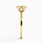 Noemi Bezel Ring Yellow Gold 18k Round Engagement Ring