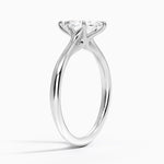Freesia Cathedral Solitaire Ring Platinum Marquise Engagement Ring