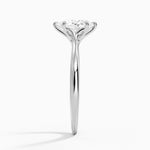 Freesia Cathedral Solitaire Ring Platinum Pear Engagement Ring