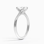 Freesia Cathedral Solitaire Ring Platinum Radiant Engagement Ring