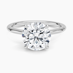 Petite Elodie 1.5mm Ring Platinum Round Engagement Ring
