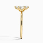 1.5mm Petite Elodie Perfect Fit Solitaire Ring Yellow Gold 18k Marquise Engagement Ring