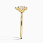 1.5mm Petite Elodie Perfect Fit Solitaire Ring Yellow Gold 18k Pear Engagement Ring