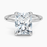 1.5mm Petite Elodie Perfect Fit Solitaire Ring Platinum Radiant Engagement Ring