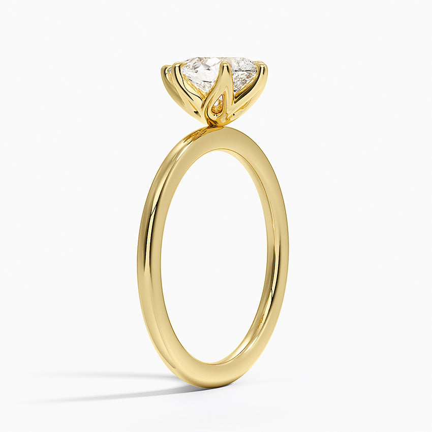 Esme Perfect Fit Solitaire Ring Yellow Gold 18k Pear Engagement Ring