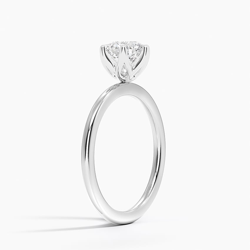 Esme Perfect Fit Solitaire Ring Platinum Round Engagement Ring