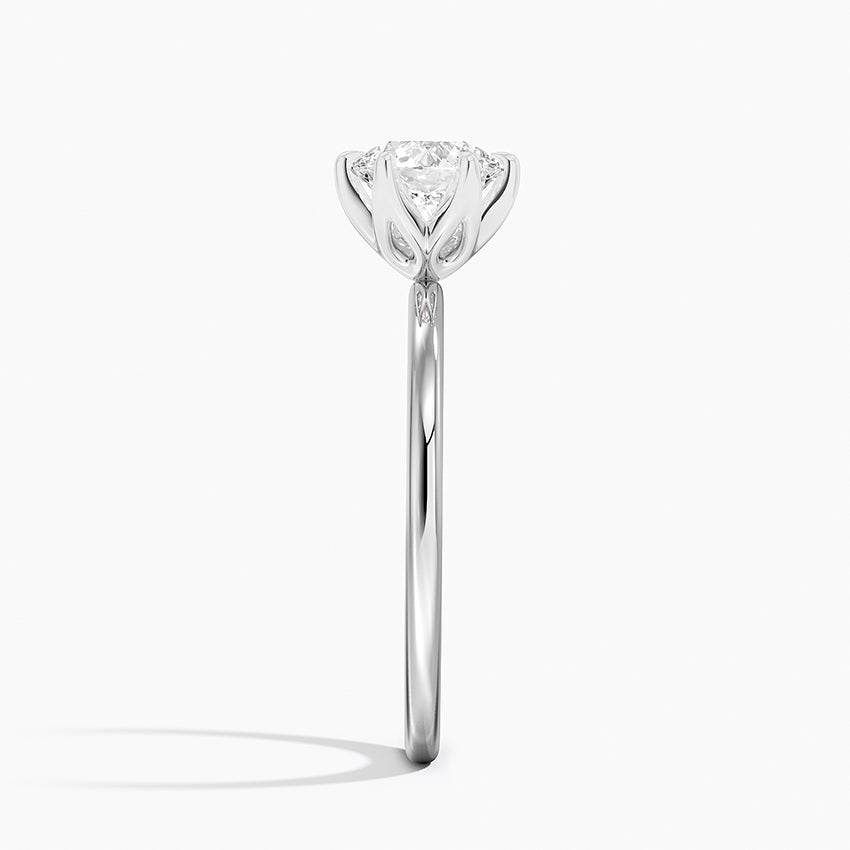Esme Perfect Fit Solitaire Ring Platinum Round Engagement Ring