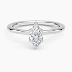 Esme Perfect Fit Solitaire Ring Platinum Marquise Engagement Ring