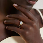Silhouette Solitaire Ring Engagement Ring Setting