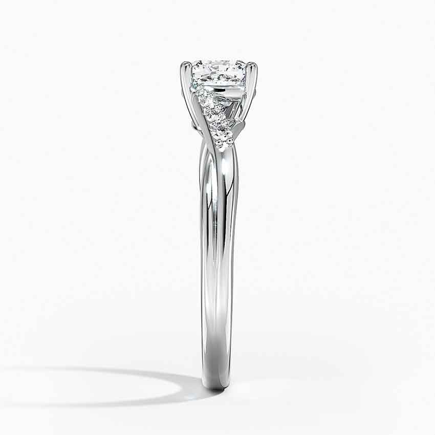 Chamise Diamond Ring (1/15 ct. tw.) Platinum Cushion Engagement Ring