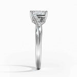 Chamise Diamond Ring (1/15 ct. tw.) Platinum Emerald Engagement Ring