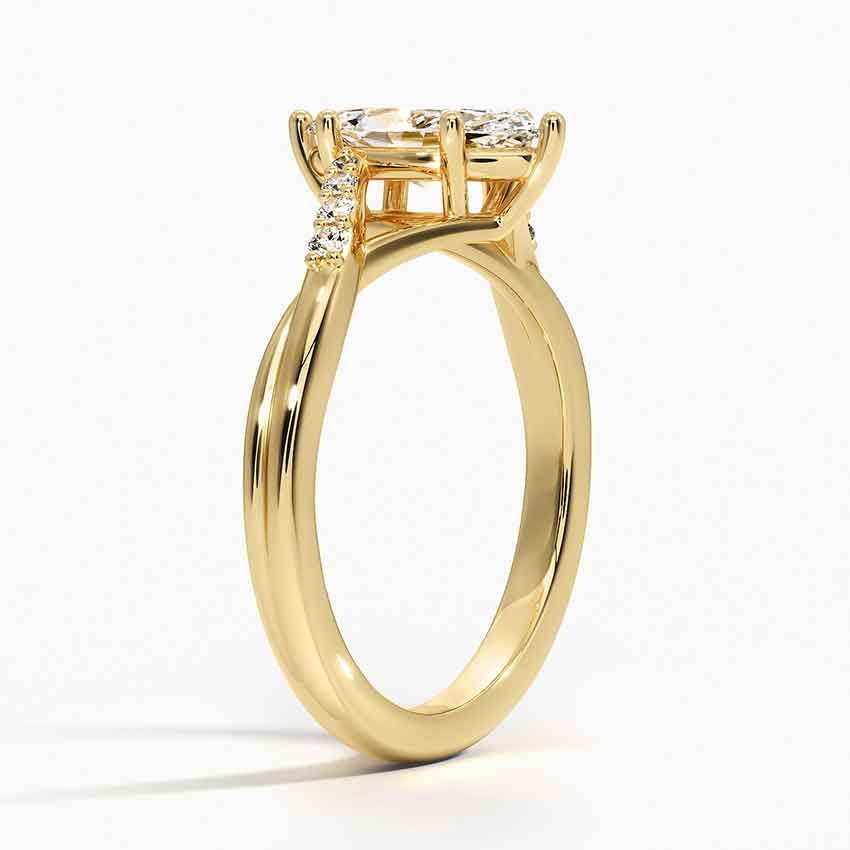 Chamise Diamond Ring (1/15 ct. tw.) Yellow Gold 18k Marquise Engagement Ring