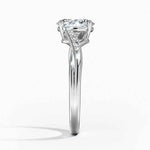 Chamise Diamond Ring (1/15 ct. tw.) Platinum Oval Engagement Ring