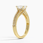 Icon Diamond Ring (1/3 ct. tw.) Yellow Gold 18k Emerald Engagement Ring