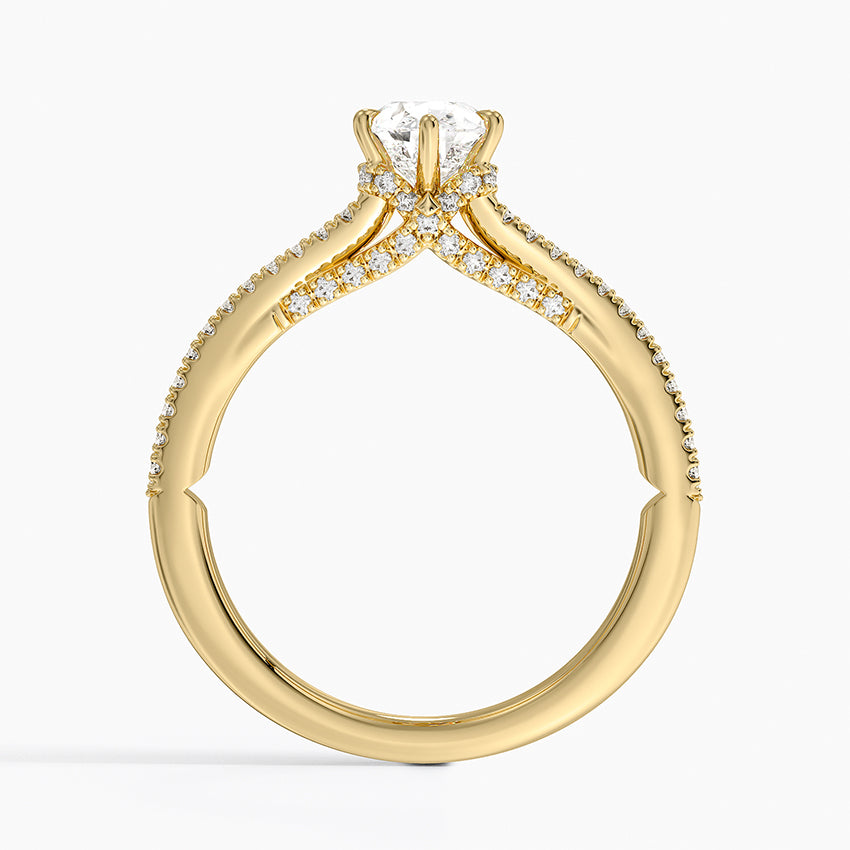 Icon Diamond Ring (1/3 ct. tw.) Yellow Gold 18k Pear Engagement Ring
