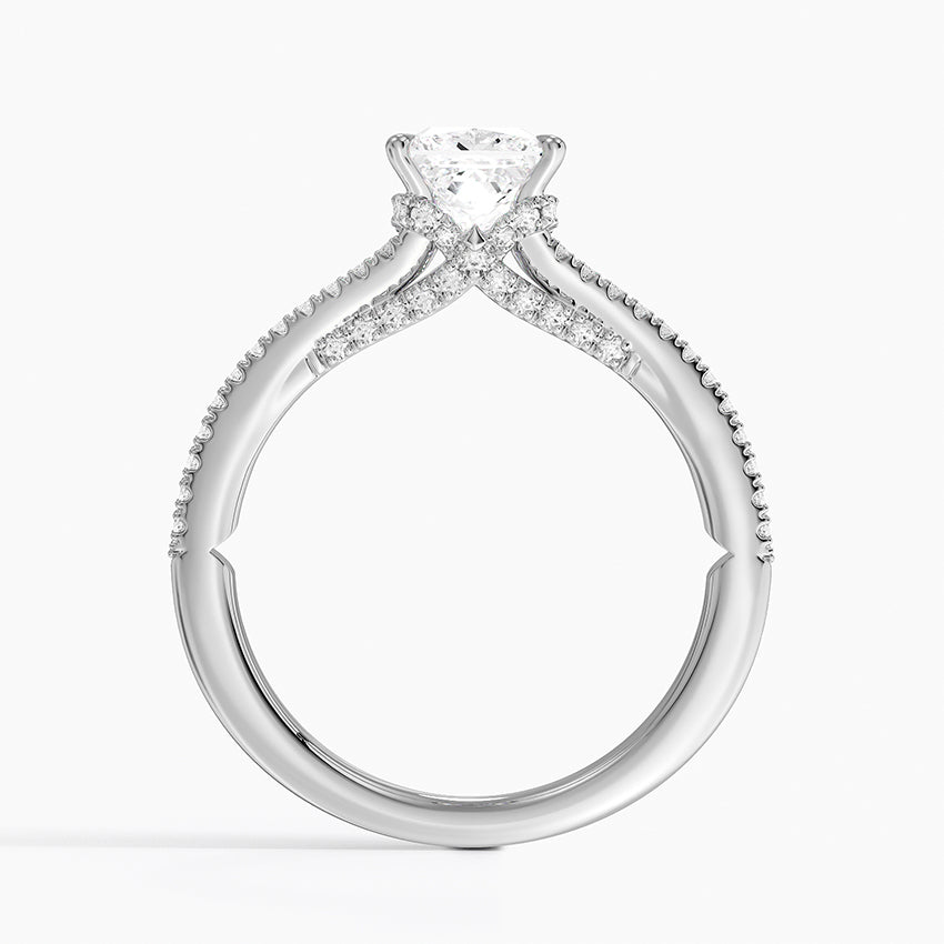 Icon Diamond Ring (1/3 ct. tw.) Platinum Princess Engagement Ring