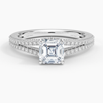 Icon Diamond Ring (1/3 ct. tw.) Platinum Asscher Engagement Ring