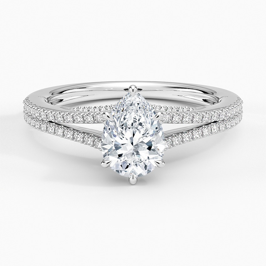 Icon Diamond Ring (1/3 ct. tw.) Platinum Pear Engagement Ring