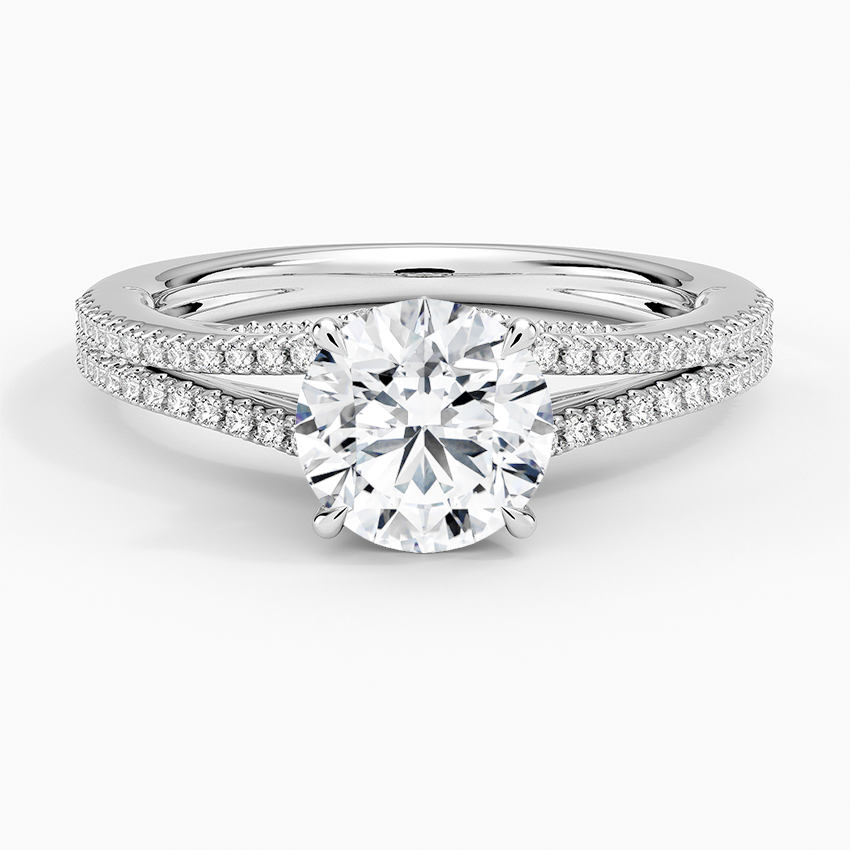 Icon Diamond Ring (1/3 ct. tw.) Platinum Round Engagement Ring