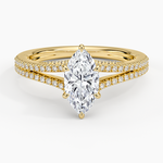 Icon Diamond Ring (1/3 ct. tw.) Yellow Gold 18k Marquise Engagement Ring