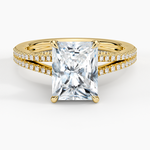 Icon Diamond Ring (1/3 ct. tw.) Yellow Gold 18k Radiant Engagement Ring