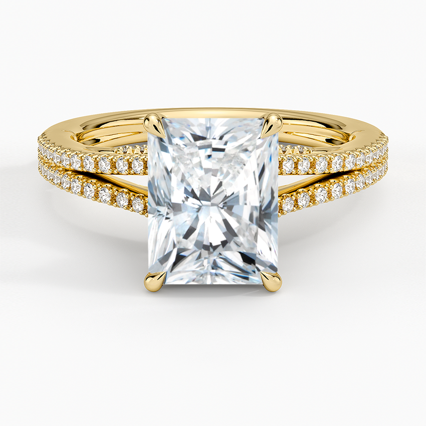Icon Diamond Ring (1/3 ct. tw.) Yellow Gold 18k Radiant Engagement Ring