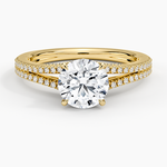 Icon Diamond Ring (1/3 ct. tw.) Yellow Gold 18k Round Engagement Ring