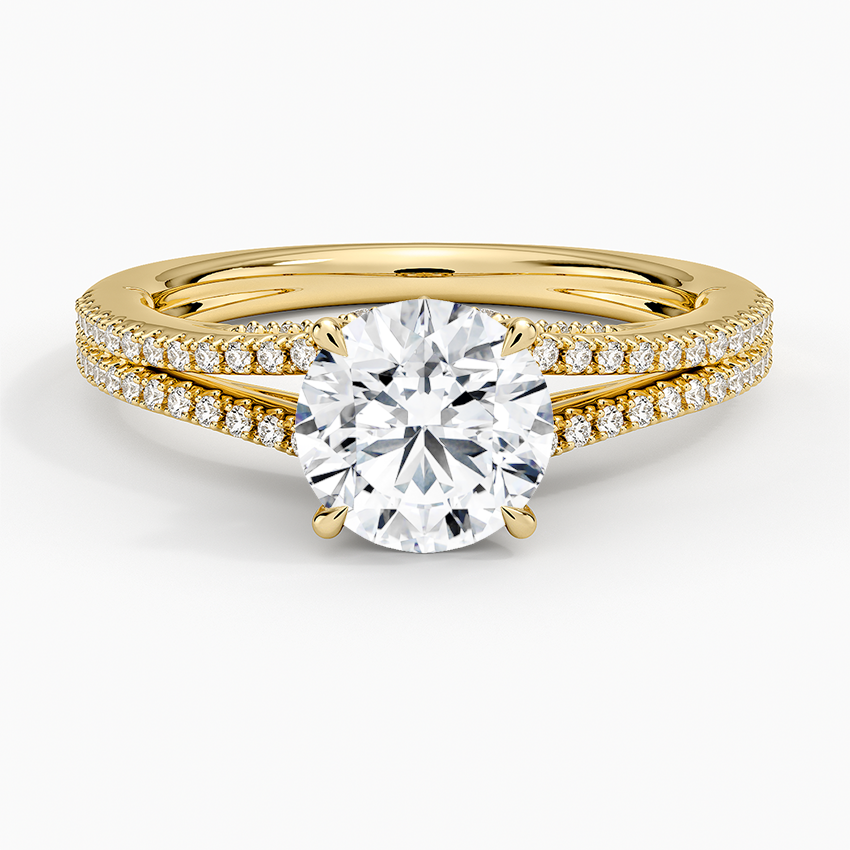 Icon Diamond Ring (1/3 ct. tw.) Yellow Gold 18k Round Engagement Ring