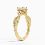 Adorned Luxe Willow Diamond Ring (1/3 ct. tw.) Yellow Gold 18k Heart Engagement Ring