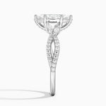 Adorned Luxe Willow Diamond Ring (1/3 ct. tw.) Platinum Marquise Engagement Ring